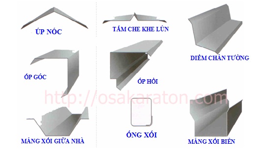 Cung cấp các phụ kiện làm mái tôn chính hãng tại Hà Nội